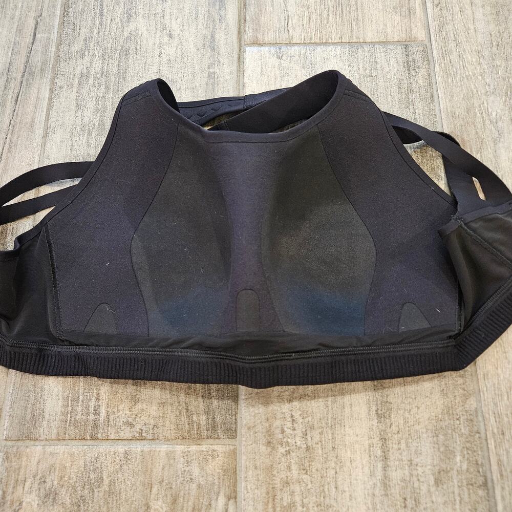 Lululemon Sports Bra Womens Size 34DDD Air Support High Impact Running Black - Picture 7 of 11